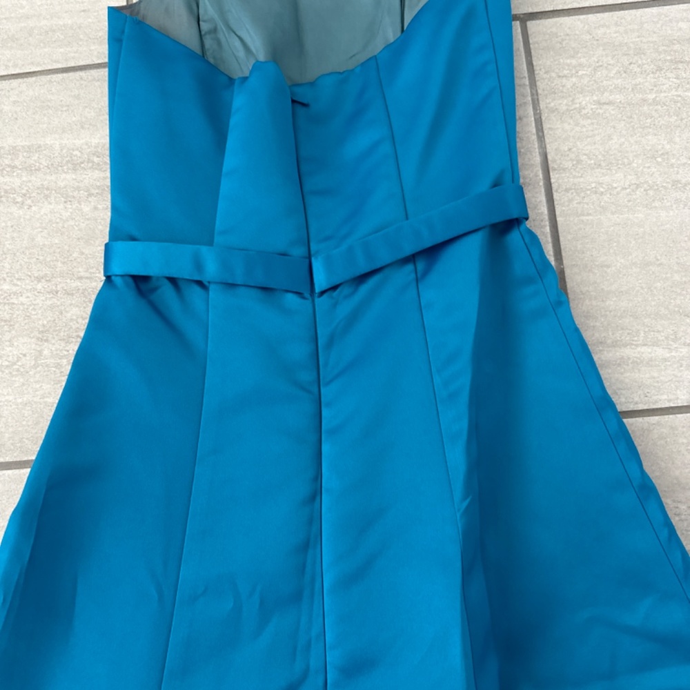 Jessica McClintok Aqua Gown - Picture 2 of 2